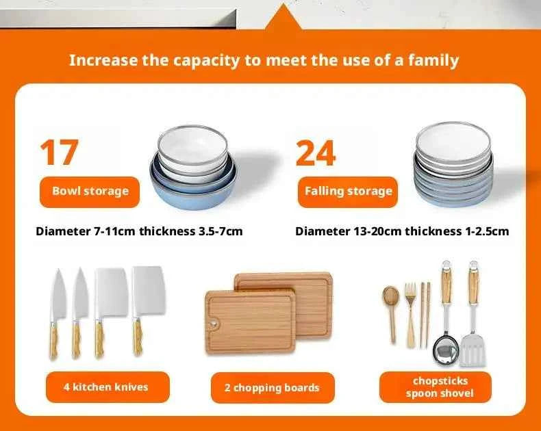 Kitchen Dish Bowl Drainer Storage Rack Countertop Dinnerware Organizer Drain Basket Household Dish Drying Rack Stand Shelf