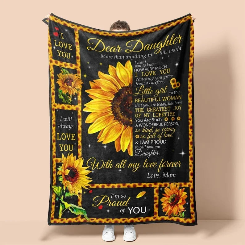 Personalized To My Son Blanket – I’ll Always Be With You, Love From Mom