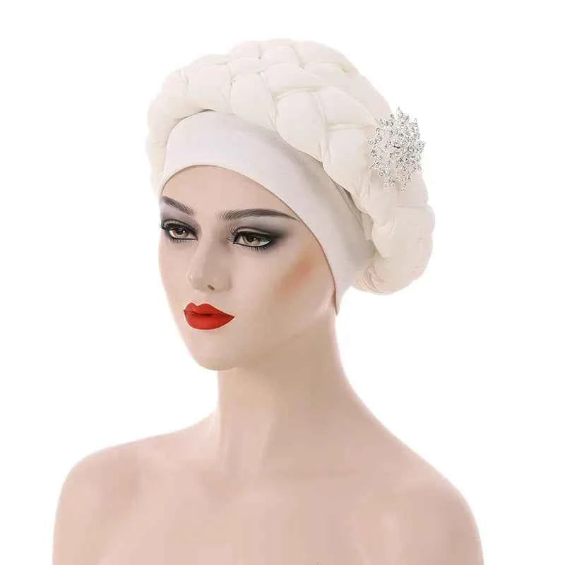 Women’s Turban Caps – Elegant Muslim Headscarf, Hijab, African Beanie & Headtie