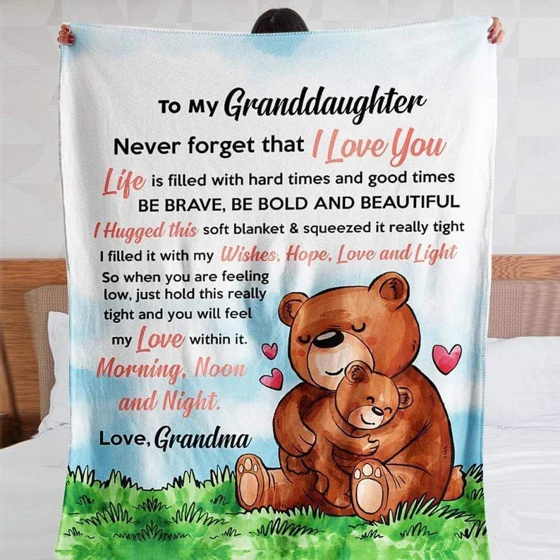 Personalized To My Son Blanket – I’ll Always Be With You, Love From Mom