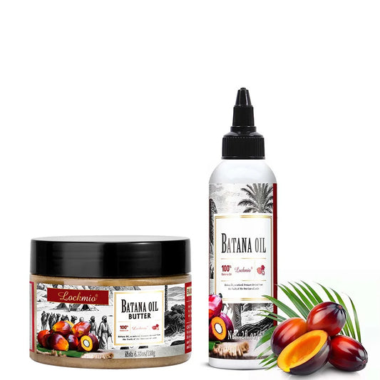 LOCKMIO Batana Butter for Moisturizing and Nourishing Hair Anti-Hair Loss Promotes Health Essential Oil Strong Hair Care Product