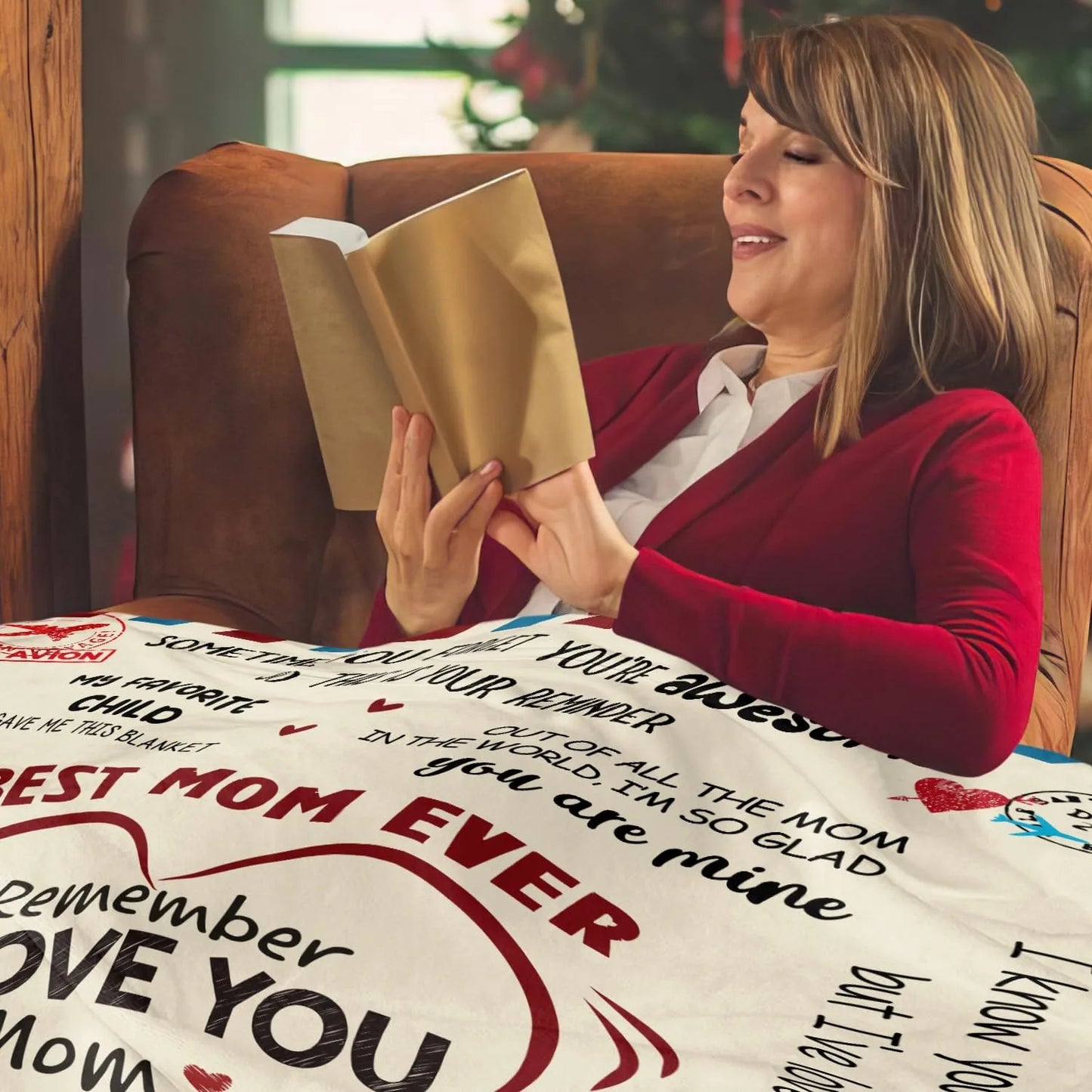 Best Mom Ever Blanket – “Remember I Love You Mum” Gift for Mom