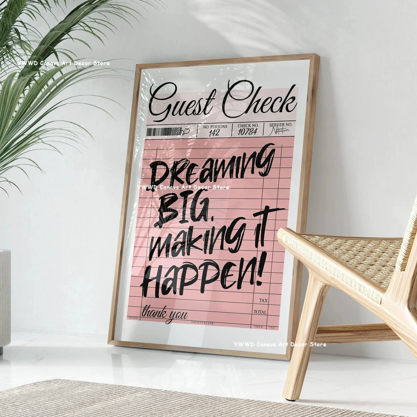 Yes, Girls, You Can Be Sure That Canvas Posters Take Care Groovy Typography Pink Aesthetics Wall Art Printing Modern Home Decor