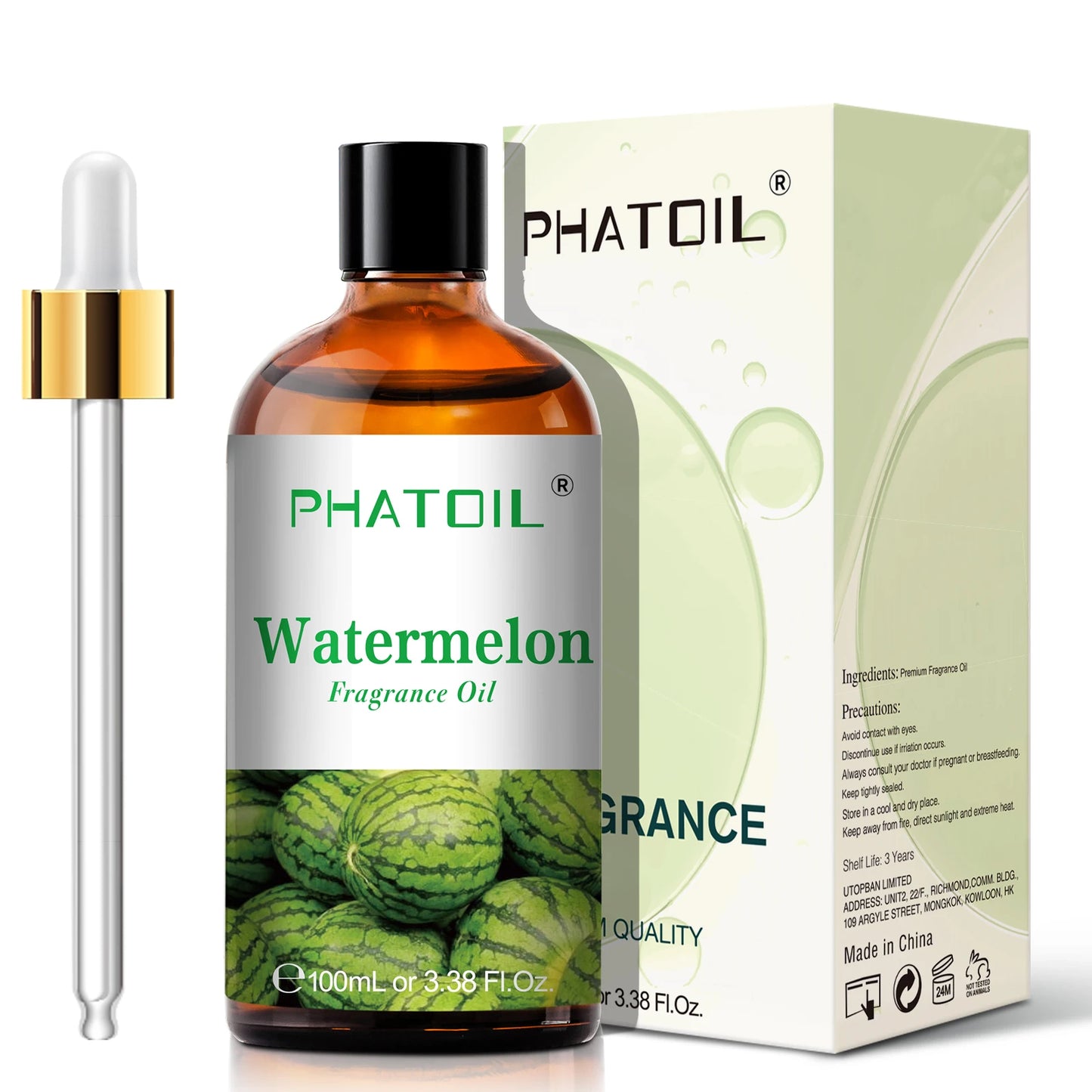 PHATOIL 100ml Sweet Fruity Fragrance Oil for Diffuser Candles Making -Coconut & Vanilla Strawberry Lemon Peach Pear Aroma Oil - NamafadStore