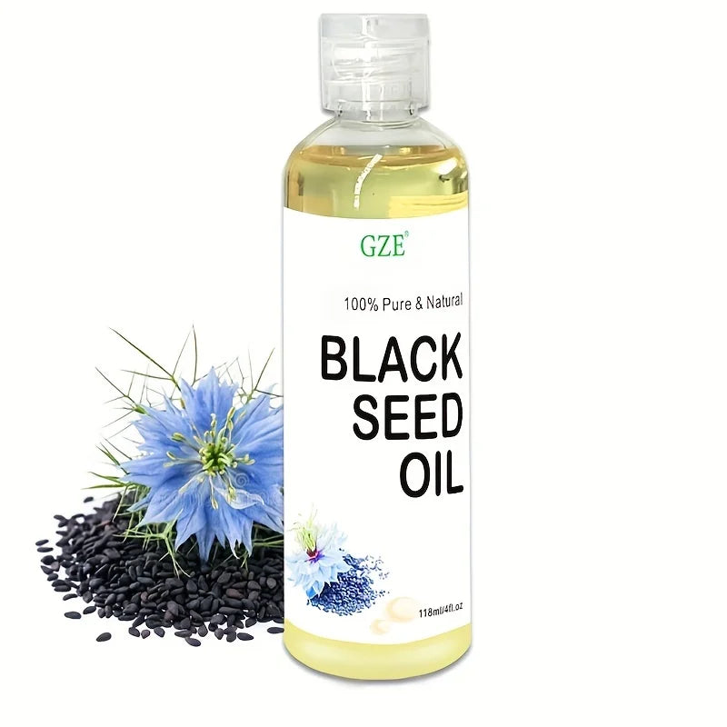 GZE Grapeseed Oil, Skin Care for Sensitive Skin, Light Silky Moisturizer for All Skin Type, Hair Strengthens Vegan Thickening - NamafadStore