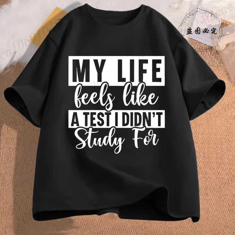 Sarcasm is my favorite Women Casual T-Shirt Harajuku Y2k slogan Designer Ladies Tee tops Female Vintage Trendy Pullover T Shirts