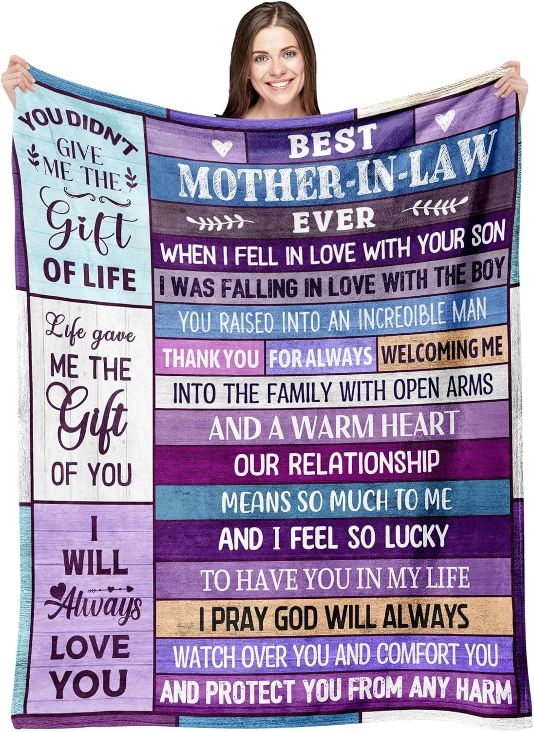 Best Mom Ever Blanket – “Remember I Love You Mum” Gift for Mom