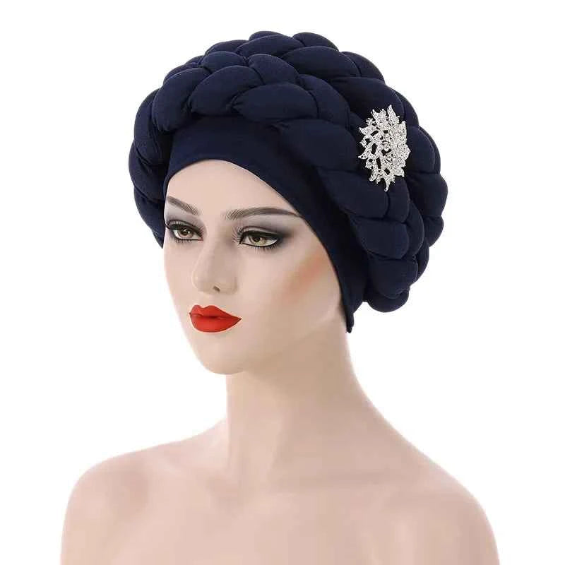 Women’s Turban Caps – Elegant Muslim Headscarf, Hijab, African Beanie & Headtie