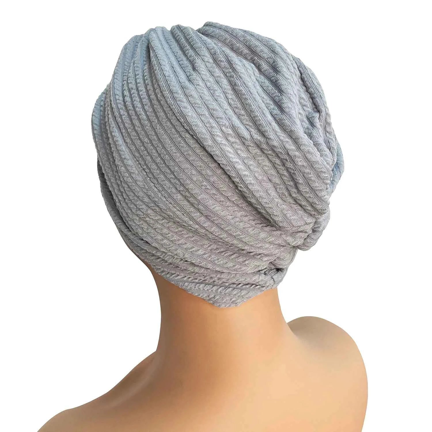 Women's Fashion Knitted Cross Turban Hat Bohemian Knitted Cross Wrap Hat Indian Hat Turban Hat