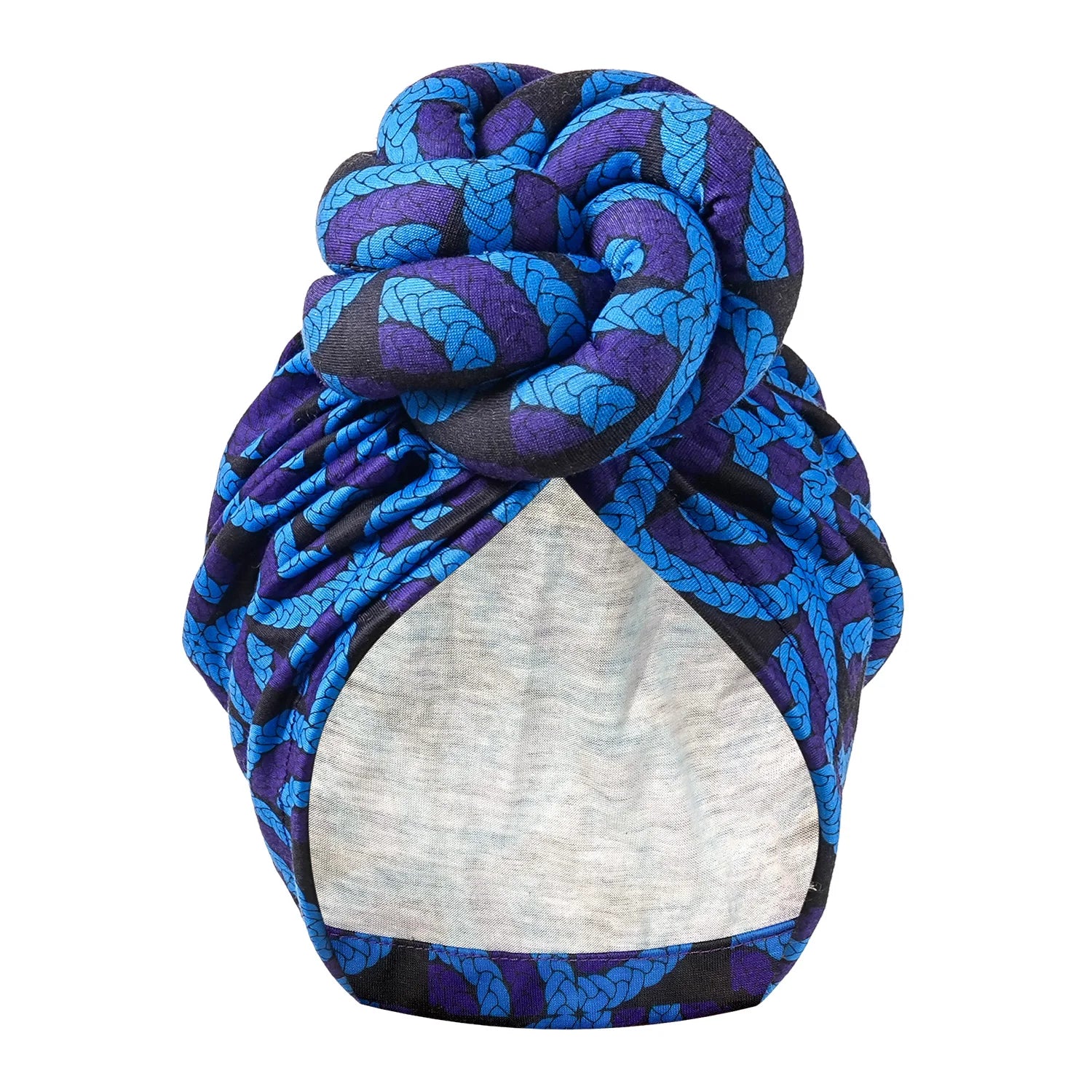 Pre-made Knot Turban, African Print Head Bonnet For Women's, Party Headwear - NamafadStore