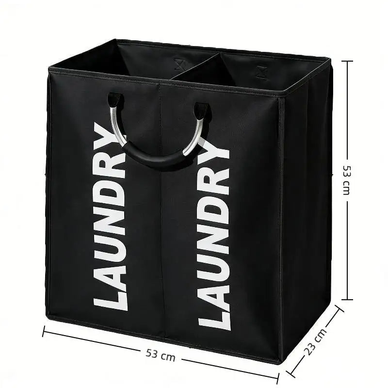 Foldable Waterproof Laundry Hamper – 1, 2 & 3 Compartment Clothes Sorter