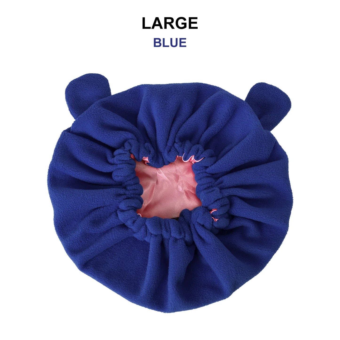 Winter Bonnet's Double Layer Thickening Sleep Cap Polar Fleece Warm Nightcap Big Bonnet Sleeping Cap