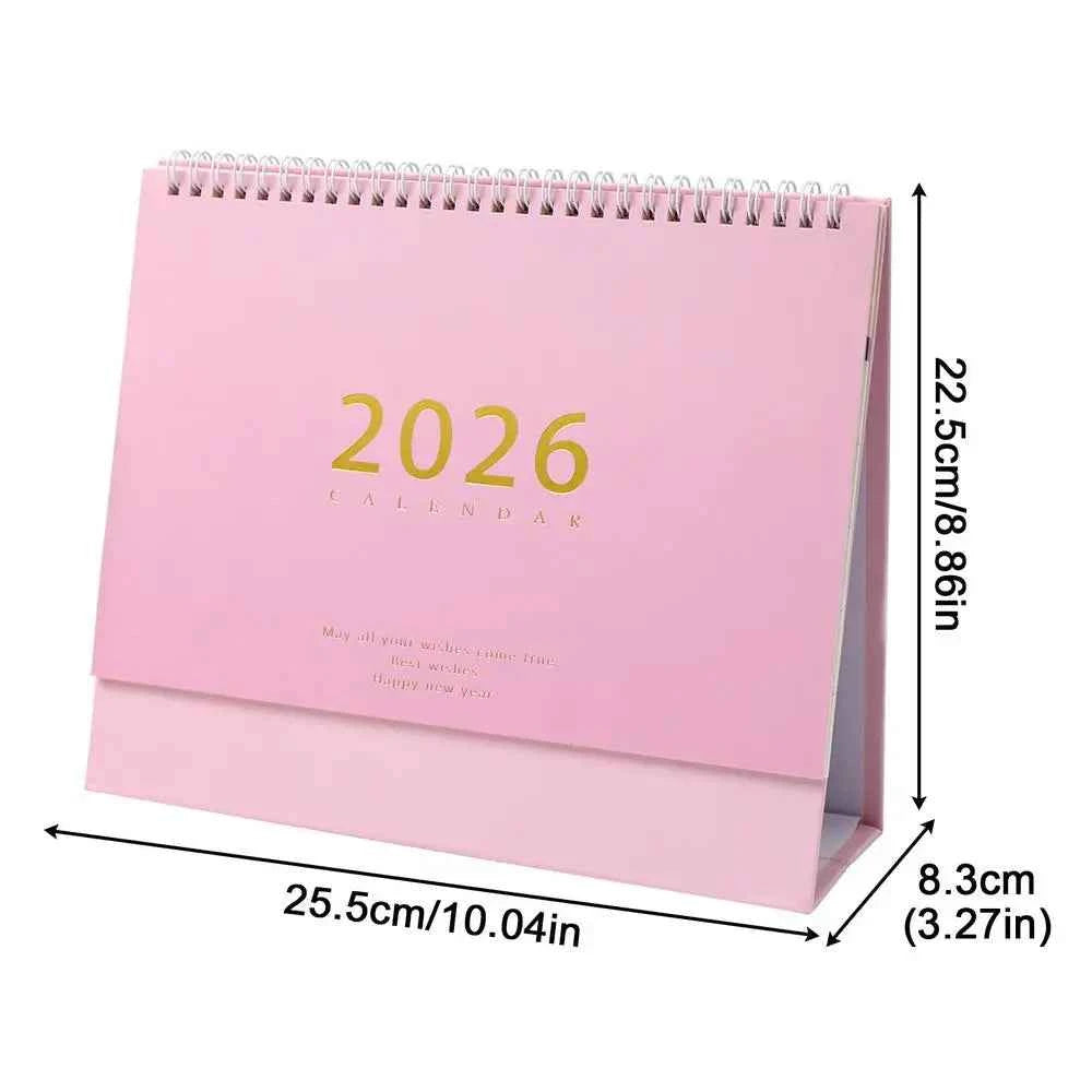 Desktop Calendars 2026 Planner Schedule Calendar Table Daily Notepad Pocket Planner Decorative Month Work Calendar Planner