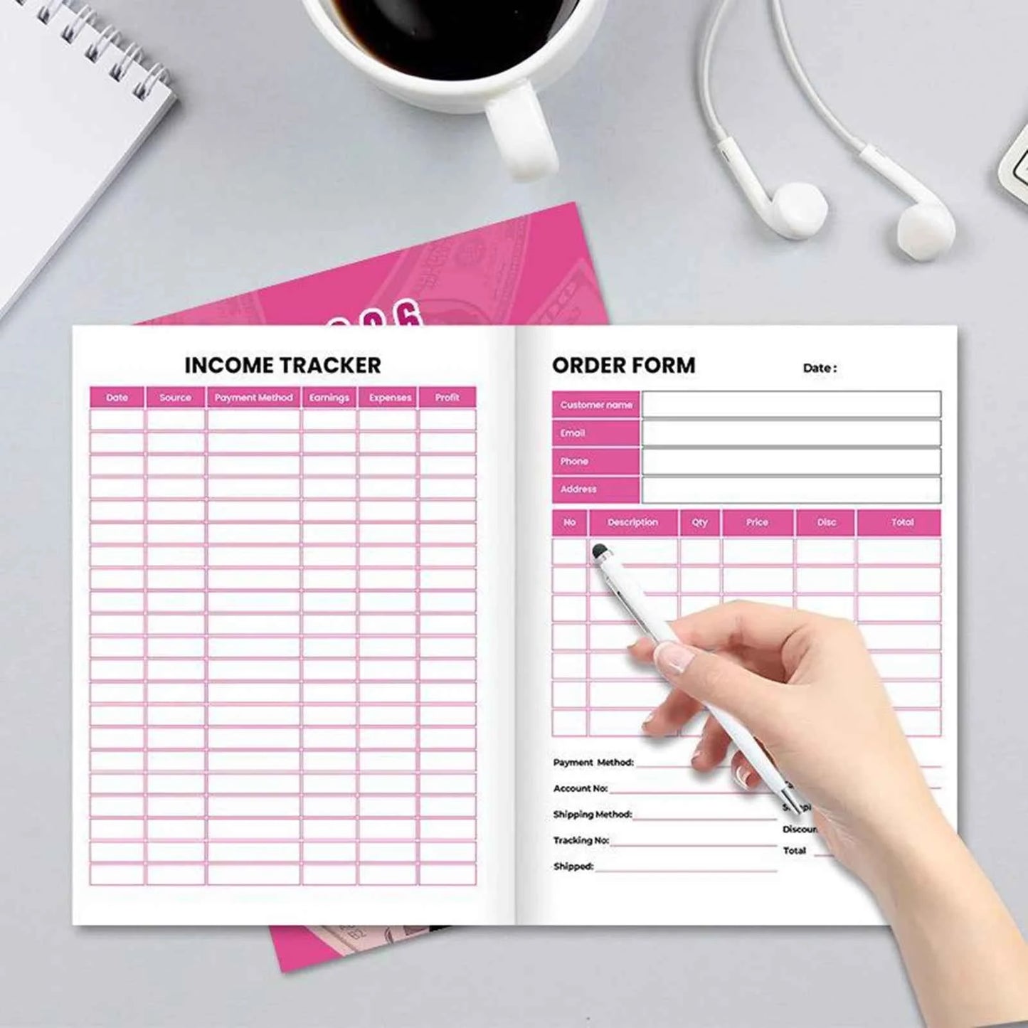 2026 Girl Boss Planner for Women Organizer with Durable Cover and Large Capacity 28.5x21cm for Work Schedule Goal Tracking