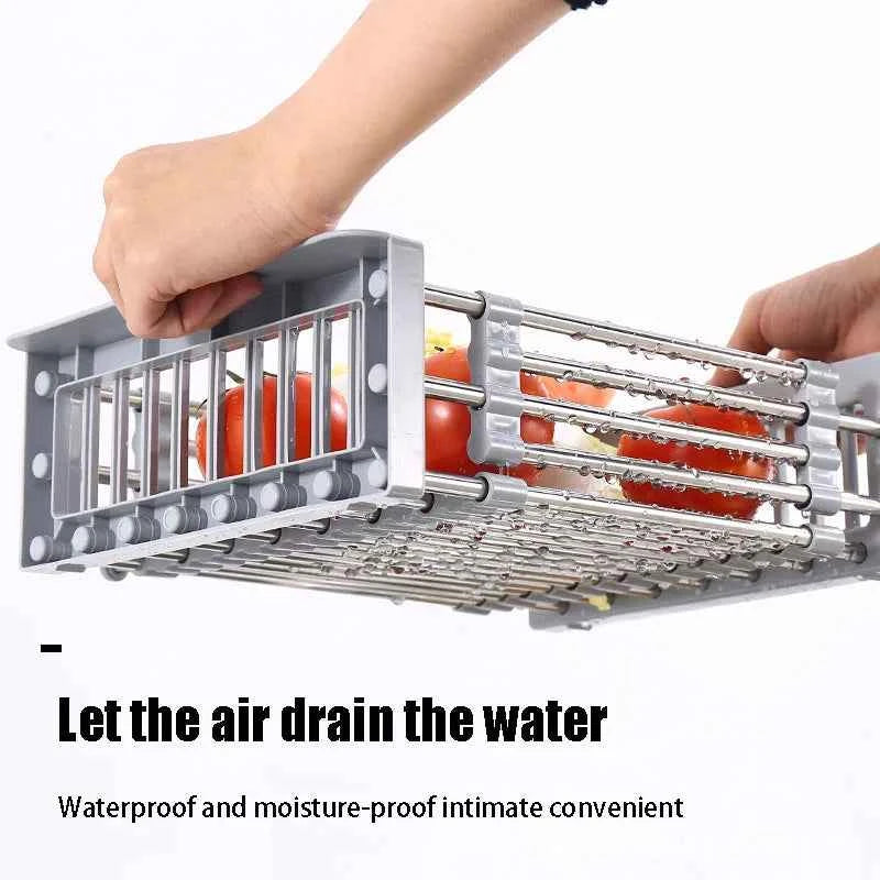 Scalable Sink Rack Dish Drying Rack Kitchen Storage Organization Tableware Drainboard Kitchens Accessories Organizer Shelf Home
