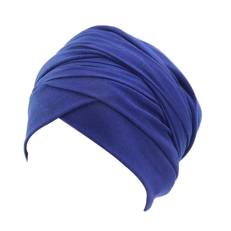 New Women Solid Color Cotton Magic Turban Hijab Head Wrap Extra Long Tube Indian Headwrap Scarf Tie Hair Loss Islamic Headwrap