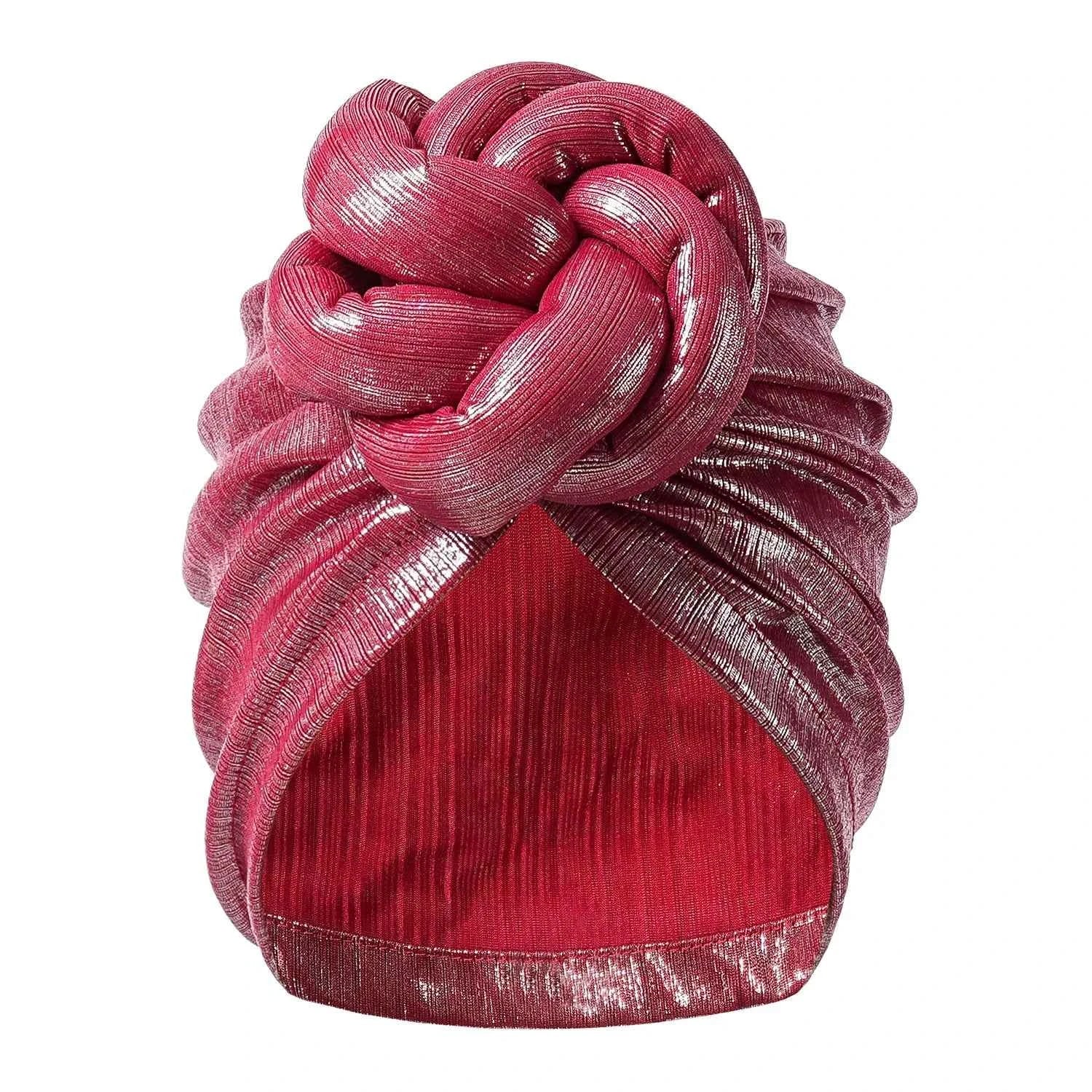 Bonnet For Women Cap Turban Folded Bud Exquisite Headscarf Casual Comfortable Fashion Versatile Warm Cross Hat Edge Wrinkle Lace