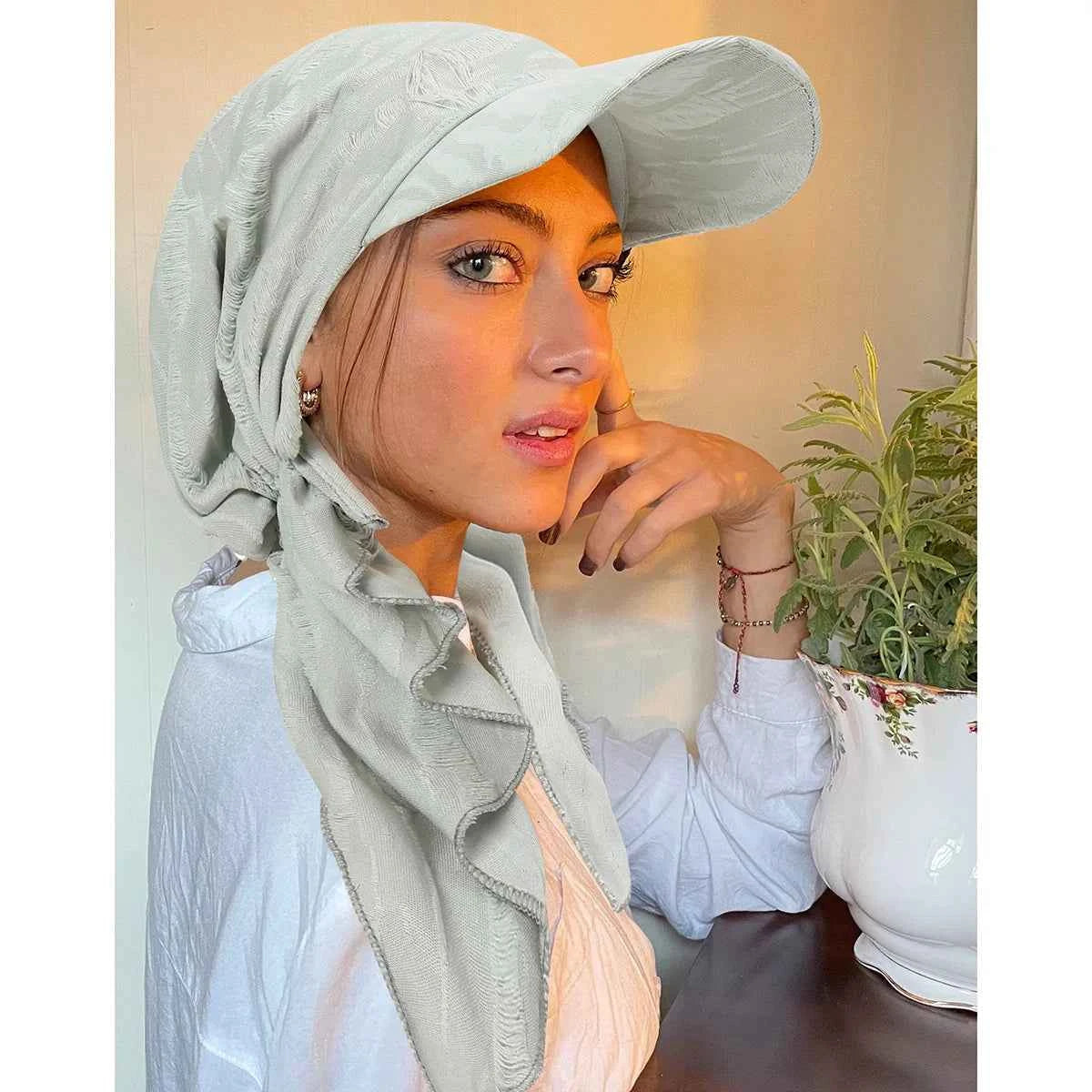 New Turban Bonnet Baseball Cap – Women’s Muslim Hijab & Chemo Head Scarf