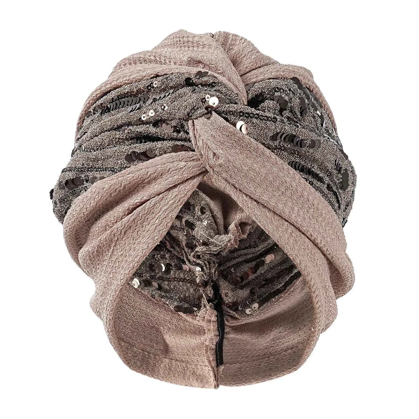 Bonnet For Women Cap Turban Folded Bud Exquisite Headscarf Casual Comfortable Fashion Versatile Warm Cross Hat Edge Wrinkle Lace
