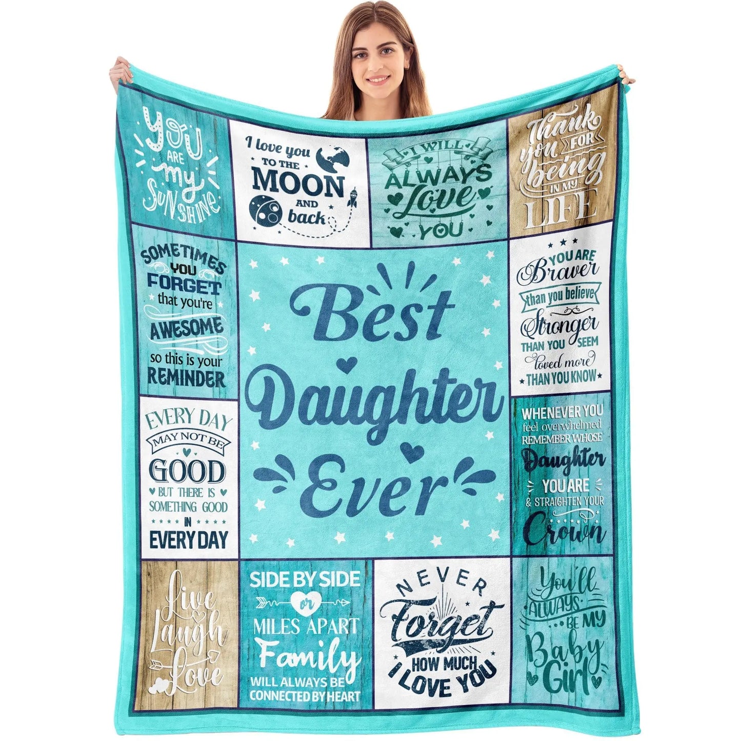 Sofa Throw Blanket for Daughter – Heartfelt Birthday & Christmas Gift