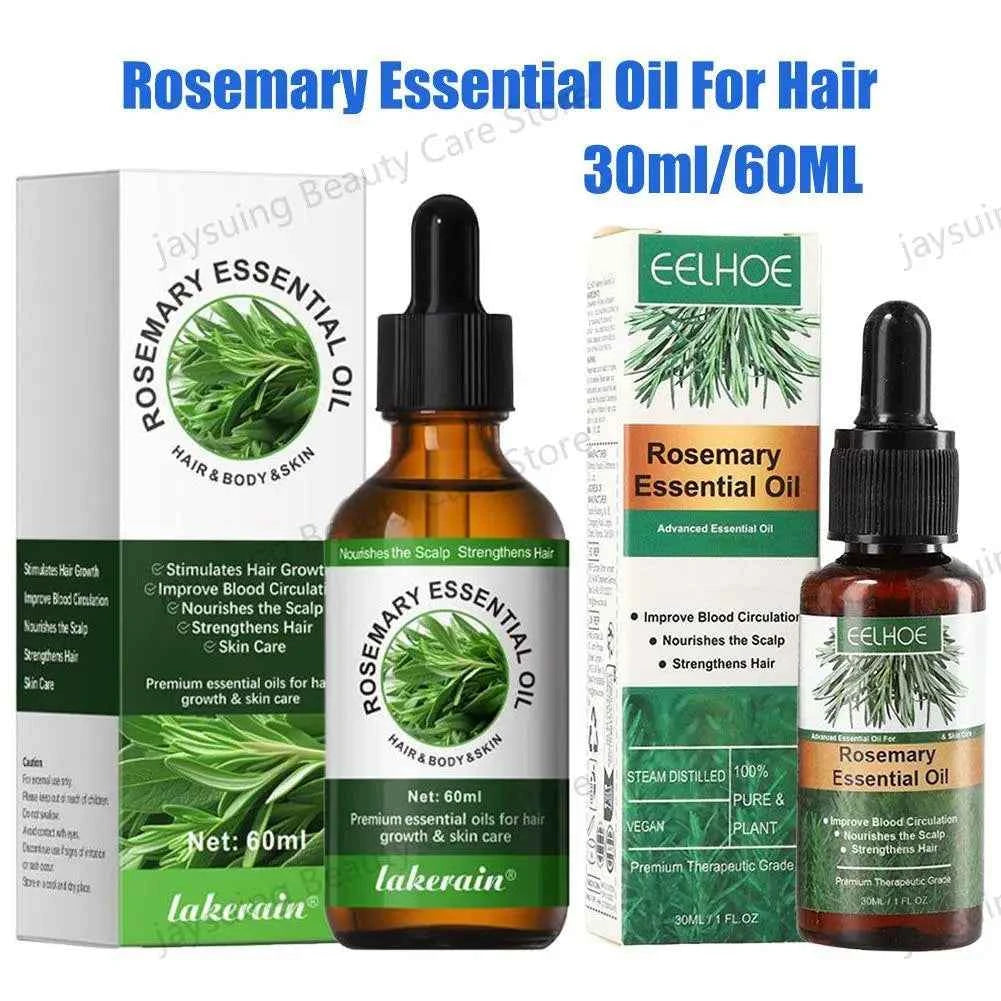 Rosemary Essential Oil Hair Care Oils Pure Natural 30ml/60ml Hair Essential Oils For Nourish Shiny Hair Healthy Care - NamafadStore