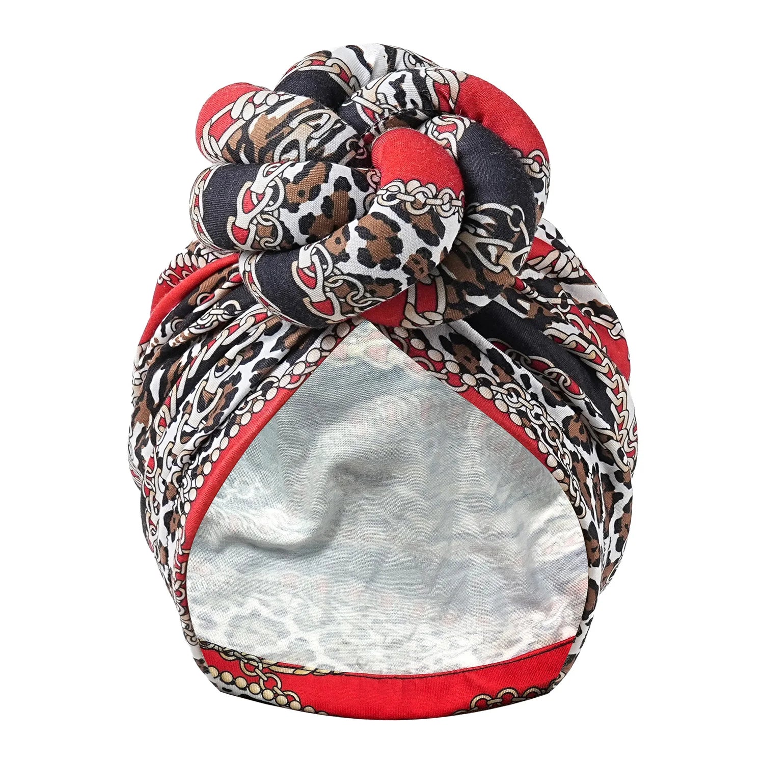 New African Turban for Women Large Flower Stretch Turban Headwrap Beanie Hat Ladies Turbante Mujer Bandanas Chemo Cap Head Cover - NamafadStore