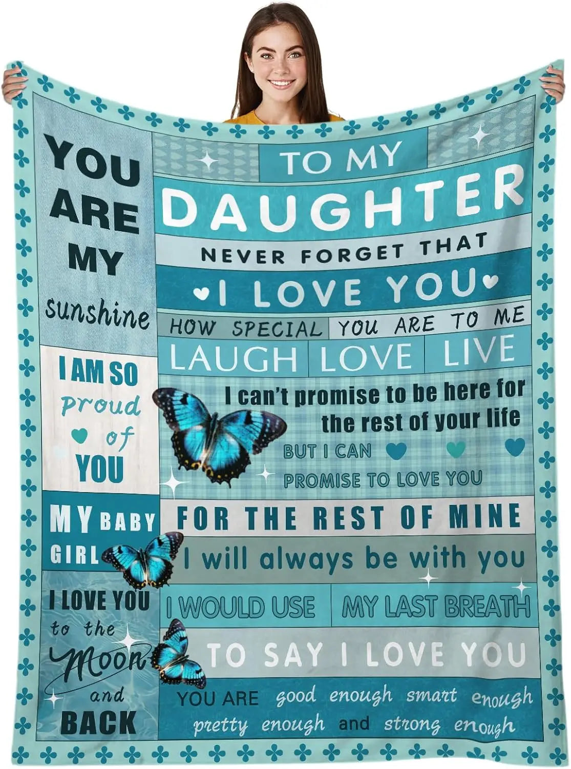 Daughter-in-Law Blanket from Mom – Heartfelt Mother’s Day Gift for Daughter