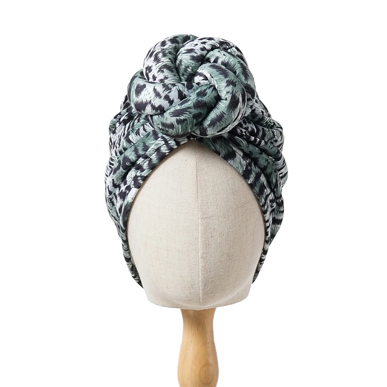 New African Turban for Women Large Flower Stretch Turban Headwrap Beanie Hat Ladies Turbante Mujer Bandanas Chemo Cap Head Cover - NamafadStore