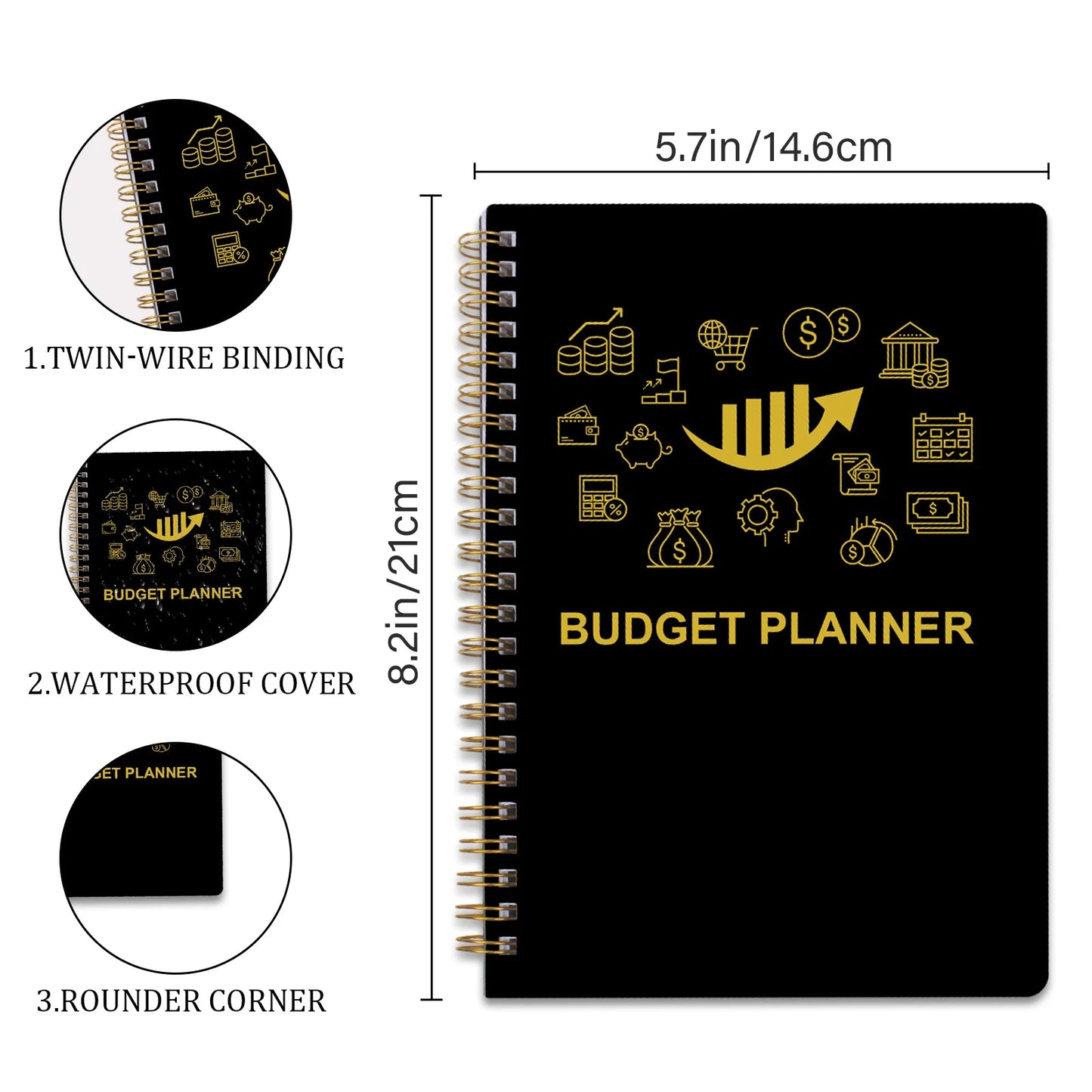 Monthly Budget Planner & Expense Tracker – Financial Organizer for 2025–2026