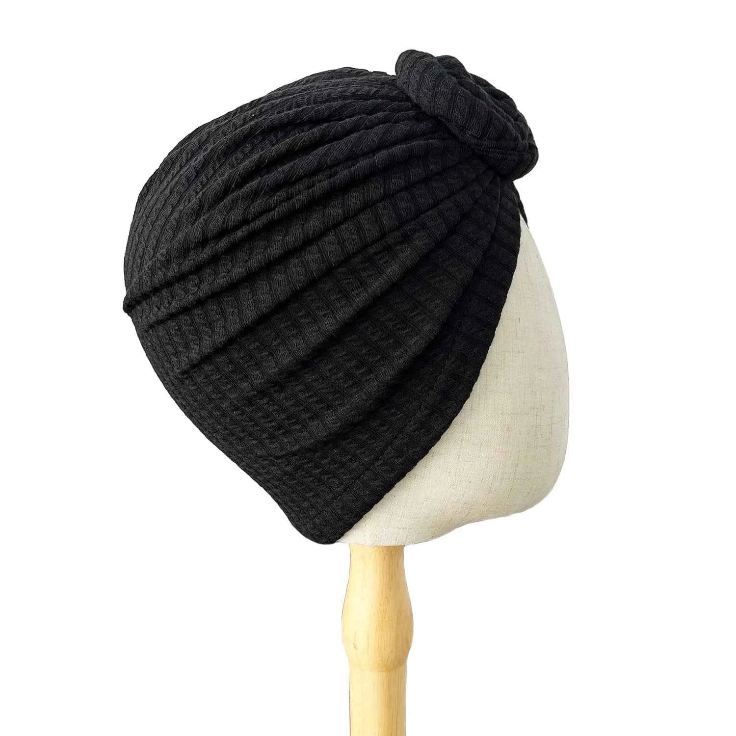 Fashion Women Turban Hijab Hats African Head Wraps Soft Elastic Muslim Hats Breathable Chemo Cap For Women Girls