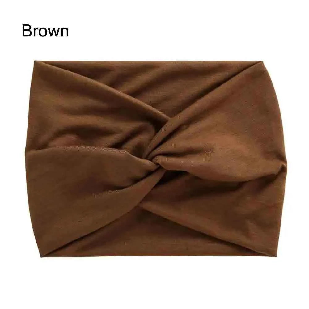 Extra Large Turban Workout Headband Wide Headbands for Women Fashion Yoga Hair Bands Boho Twisted Thick Hair Accessories