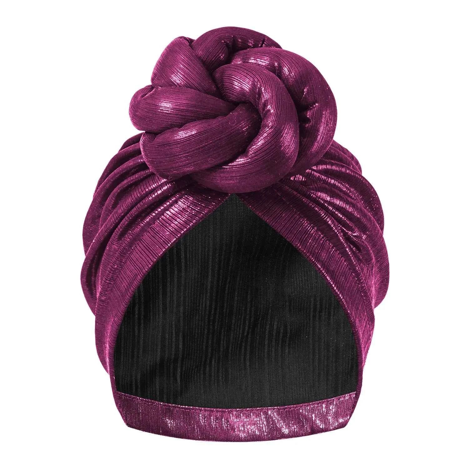 Bonnet For Women Cap Turban Folded Bud Exquisite Headscarf Casual Comfortable Fashion Versatile Warm Cross Hat Edge Wrinkle Lace