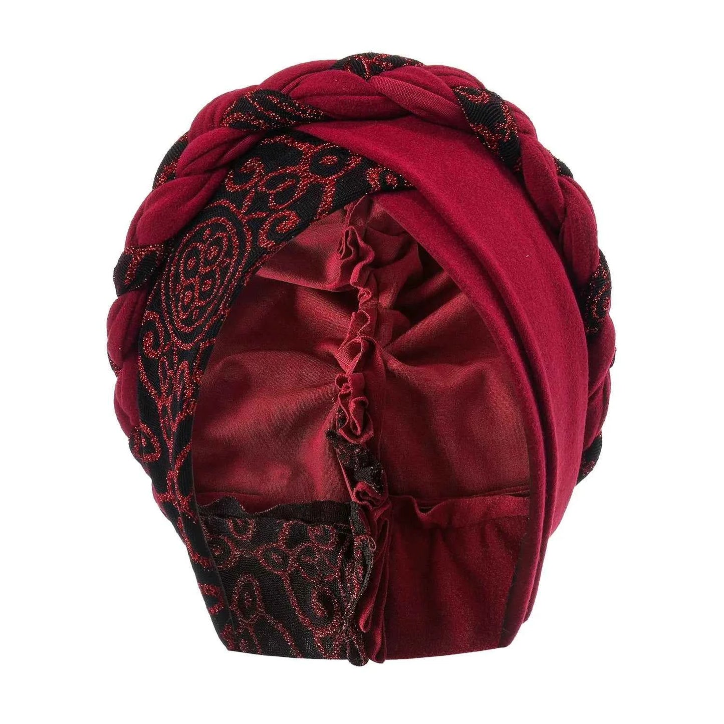 Head Scarf for Muslim Women Turban Cap Ladies Islamic Print Bonnet Hat Braid Headband Turbante Mujer Beanies Hats