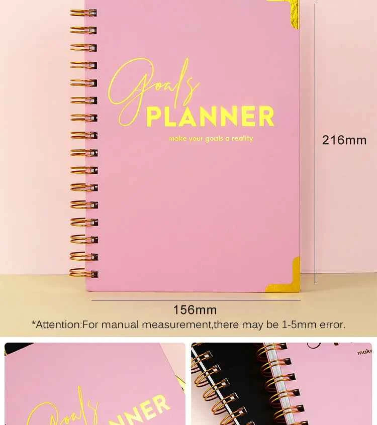 Trend Hot Simple 2026 Schedule This Planner Notebook Coil This English Version of The Weekly Plan This Goal Plan
