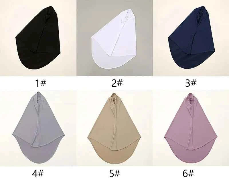 Muslim Islamic Jersey Modal Hijab Scarf Instant Hijabs Headscarfs For Women Long Scarves Head Wrap Shawl Bonnet Hijabe Femme