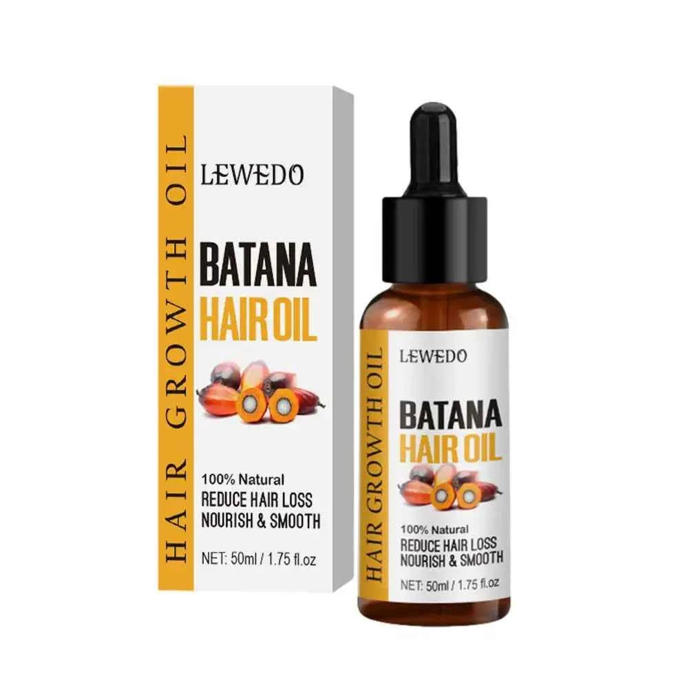 2PCs Natural Batana Oil For Hair Growth Pure Batana Oil Hair Shine Strengthen For Women Prevent Hair Loss Eliminates Split Ends