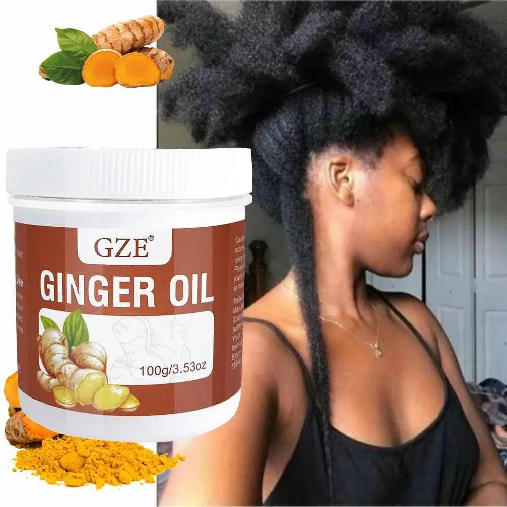 GZE Ginger Hair Oil, for longer, Fuller & Healthier Hair, Moisturizing - NamafadStore