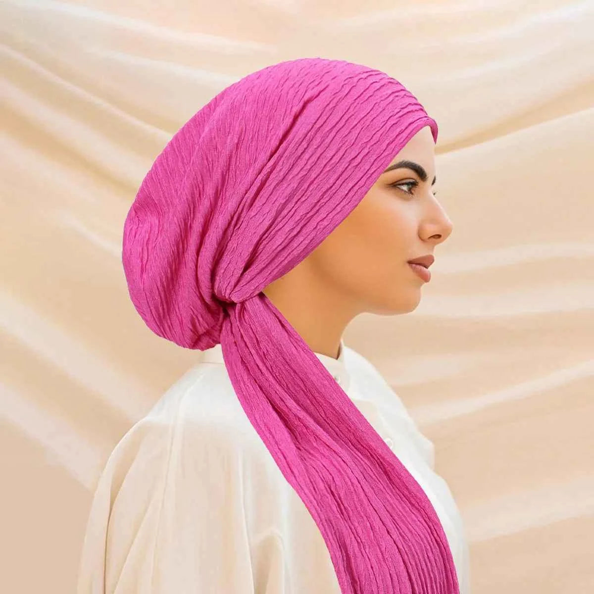 Luxury Spring knot Turban Hat for Women Beanie Chemo Cap Muslim Headscarf Wraps Elegant Women Hair Cover Cap Bandana Headwear