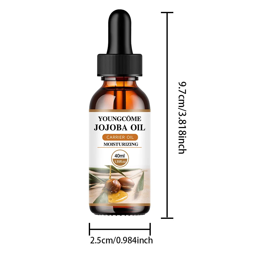 Natural Organic Jojoba Oil Anti Aging Firming Skin Face Moisturizing Relaxing Massage Oil Hair Repair Skin Care Body Oil NEW - NamafadStore