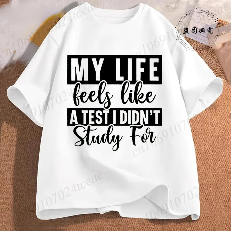 Sarcasm is my favorite Women Casual T-Shirt Harajuku Y2k slogan Designer Ladies Tee tops Female Vintage Trendy Pullover T Shirts