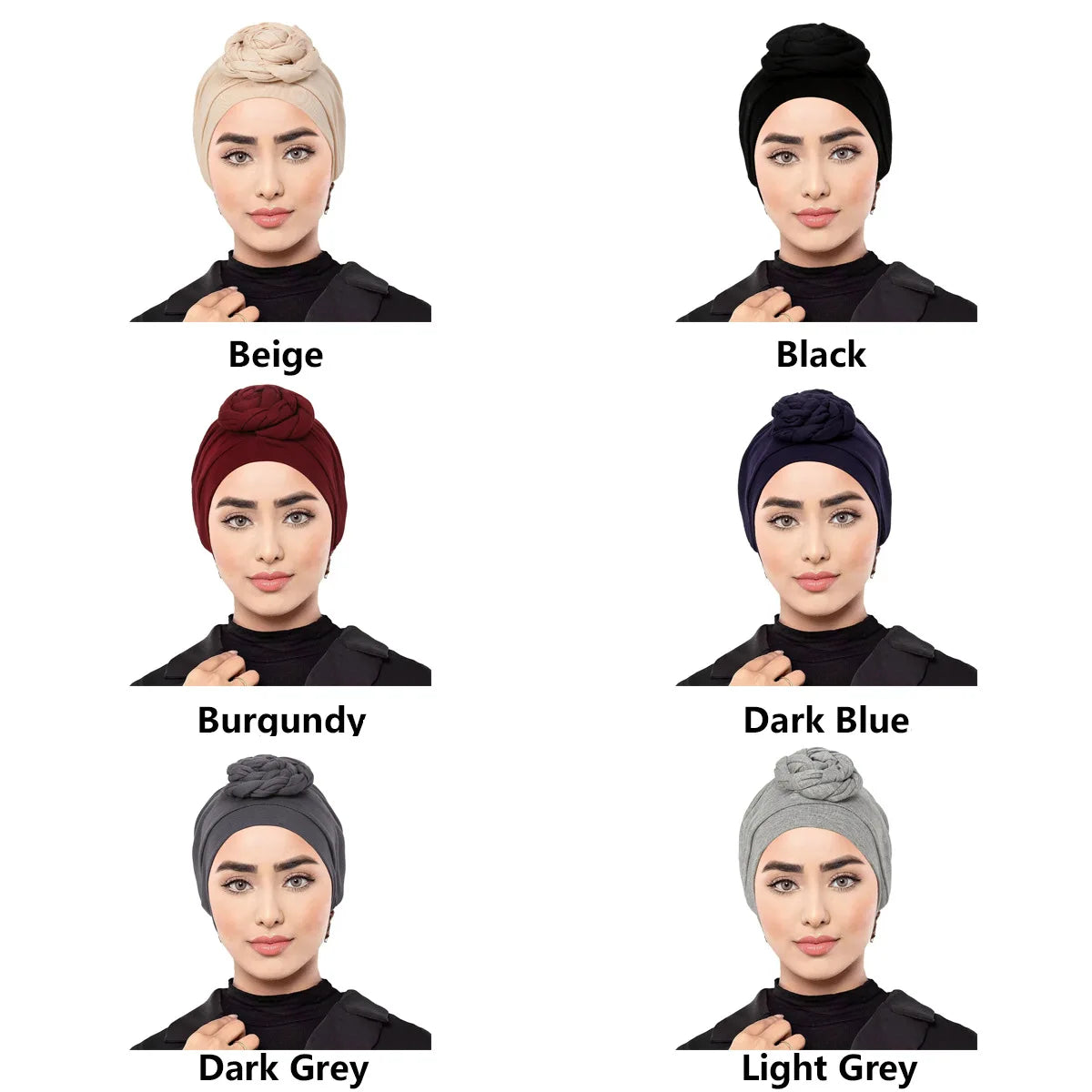 New African Women Print Turban Flower Beanies Bonnet Muslim Hijab Headscarf Hair Loss Head Wrap Bandanas Headband Turbante Mujer - NamafadStore