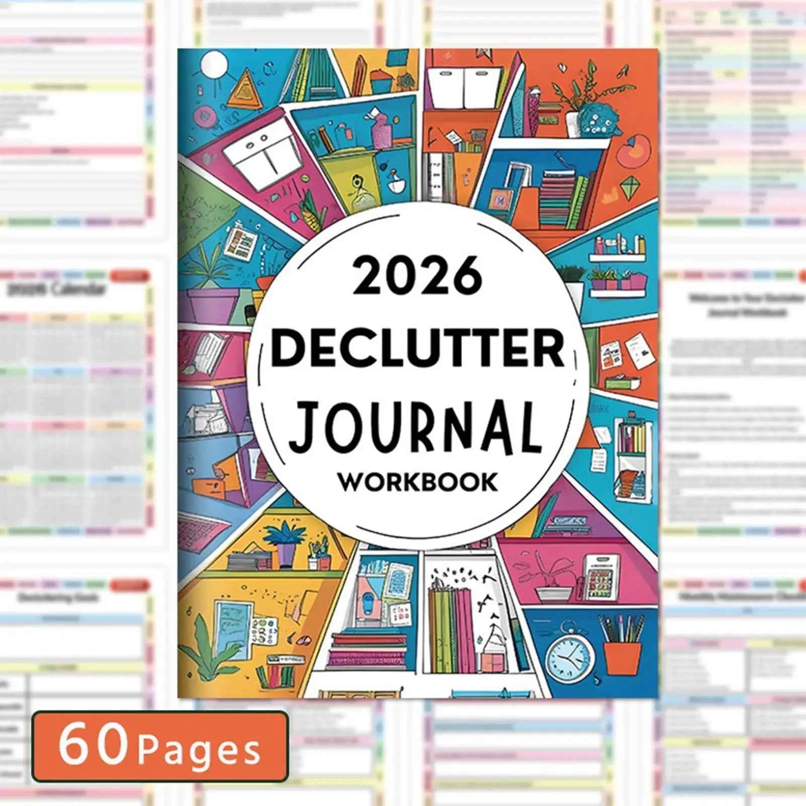 2026 Declutter Planner Workbook Coloring Schedule Organizer Goal Planner Monthy Planner For Daily Task Management Notebook