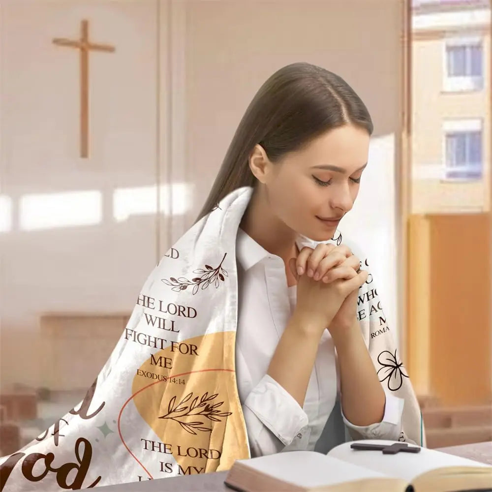 Child of God Christmas Blanket – Christian Faith Gift for Women & Godmother