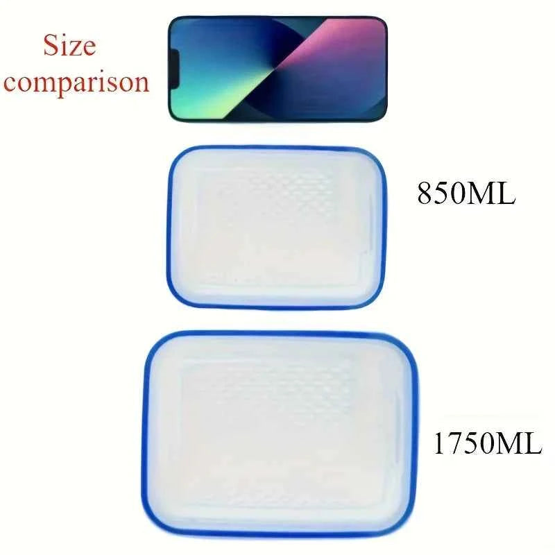 4pcs/Set Leak-Proof Food Storage Containers-Airtight, Stackable Meal Prep Boxes-Suitable for Fruits, Vegetables, Meat & Grains