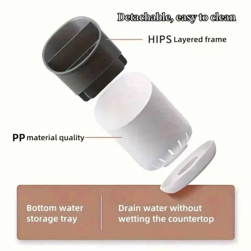 1pc Cutlery Storage Holder Plastic Drainer Drain Containers Drying Rack Tableware Table Knife Spoon Fork Container Kitchen Tool