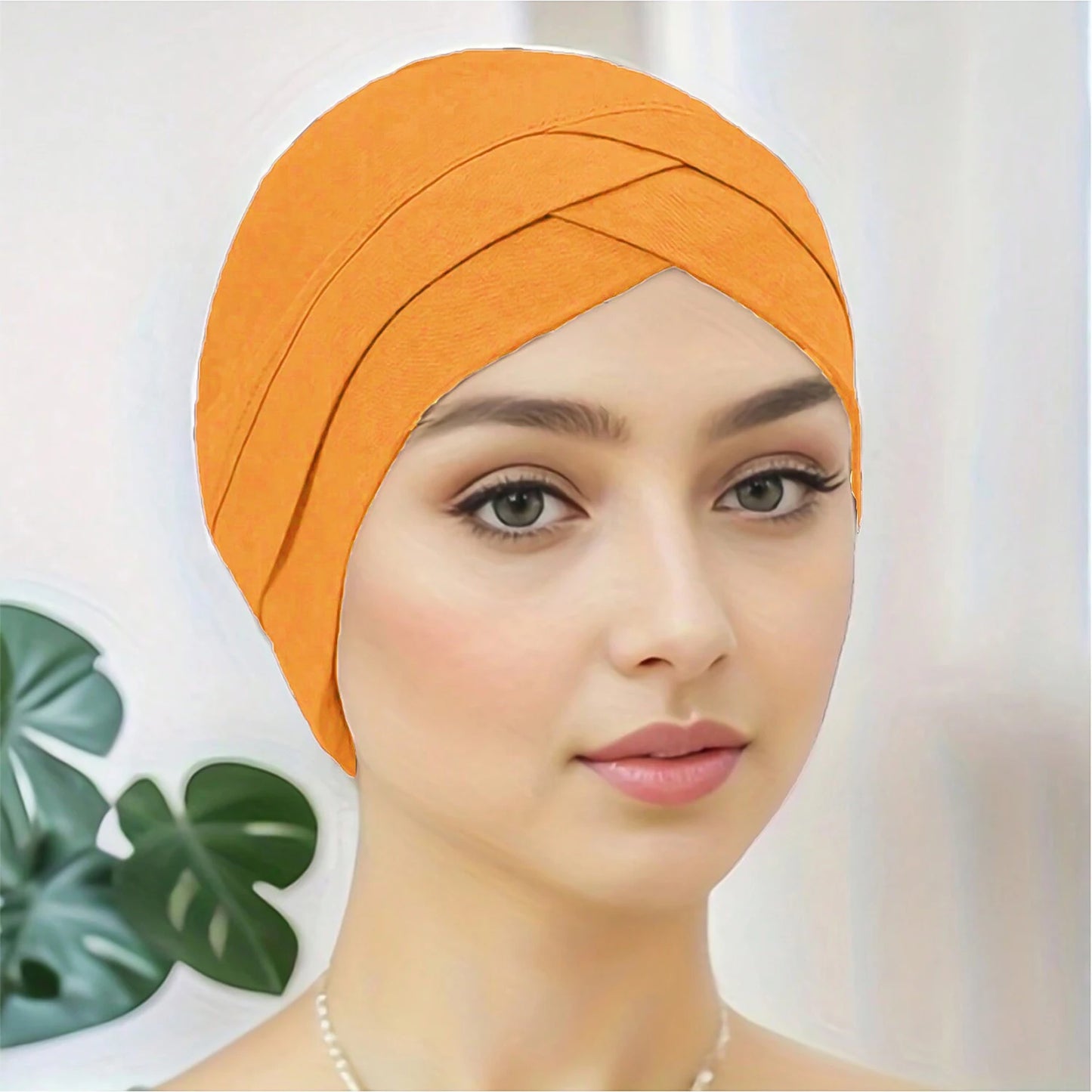Women's Fashion Turbans New Two Layer Brim Cap Comfortable and Versatile Outdoor Leisure Sports Headband Hat - NamafadStore