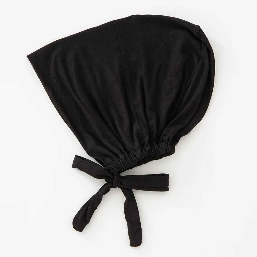 82 colors Tie Back Undercaps Fashion Women Inner Hijab Muslim Cap Bonnet Plain Islamic Cotton Spandex Jersey DEW Underscarf