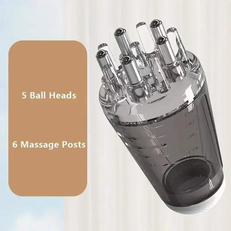 2-piece Hair Dye Tool Set 6.09oz Hair Oil Applicator Bottle and1ml Dil Hair Growth Solid Hair Comb Salon Hairdressing Tools