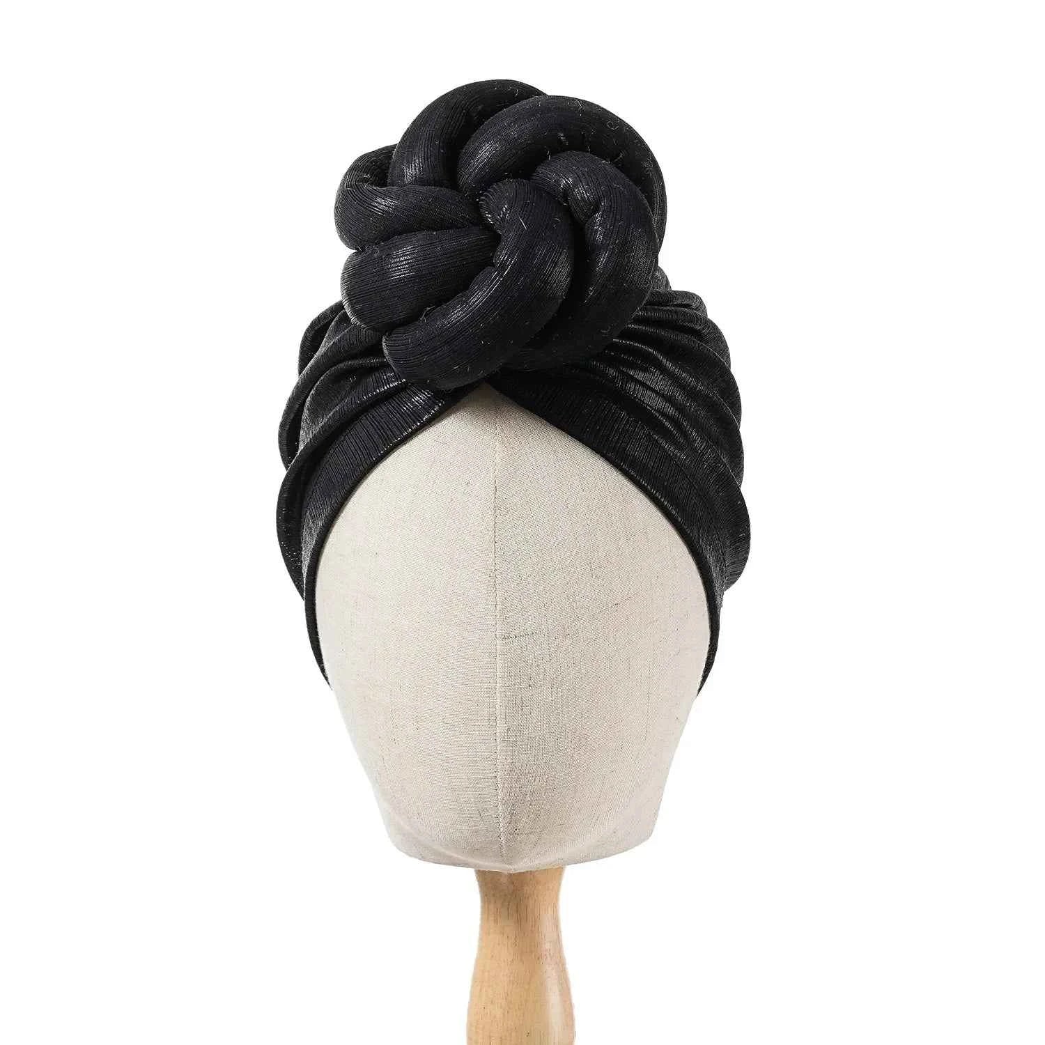 Bonnet For Women Turban Hat Hot Ice Silk Quick-Drying Breathable Laser Personality Trend Ethnic Flower-wrap Knotted Cap female