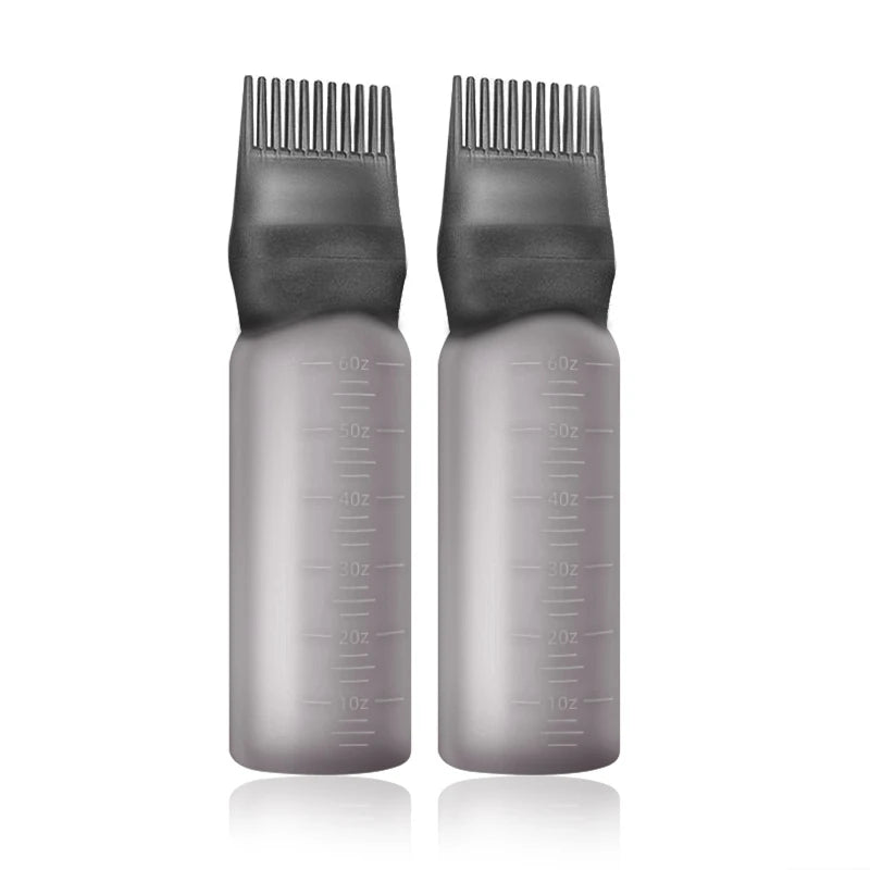2/3pcs Spray Bottle Hair Growth Essential Oil Applicator Bottle & 1ml Scalp Massage Comb Set Scalp Care Tools for All Hair Types